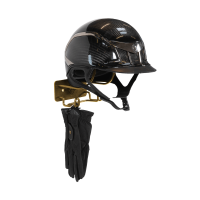 Helmhouder met Haak in Staal Grooming Deluxe by Kentucky Zwart Helmhouder met Haak in Staal Grooming Deluxe by Kentucky Zwart