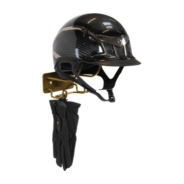 Helmhouder met Haak in Staal Grooming Deluxe by Kentucky Goud Helmhouder met Haak in Staal Grooming Deluxe by Kentucky Goud