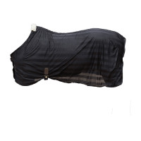 Lichtgewicht gestreepte vliegendeken Kentucky Zwart