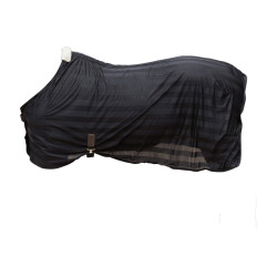 Lichtgewicht gestreepte vliegendeken Kentucky Zwart