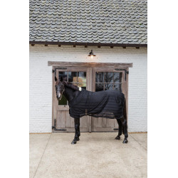 Lichtgewicht gestreepte vliegendeken Kentucky Zwart Lichtgewicht gestreepte vliegendeken Kentucky Zwart