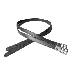 Soft Premium Lederen Beugelriemen Dy'on Zwart