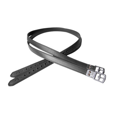 Soft Premium Lederen Beugelriemen Dy'on Zwart