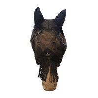 Klassiek anti-vliegenmasker met oren & neuskralen Kentucky Zwart Klassiek anti-vliegenmasker met oren & neuskralen Kentucky Zwart