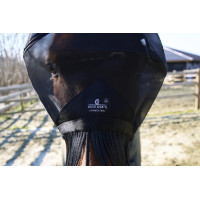 Klassiek anti-vliegenmasker met oren & neuskralen Kentucky Zwart Klassiek anti-vliegenmasker met oren & neuskralen Kentucky Zwart