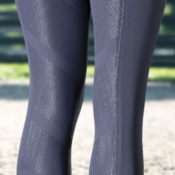 Siliconen zitvlak rijbroek B Vertigo Olivia dames Marineblauw