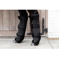 Lange achterste PROtect-stalbeschermers Kentucky Zwart Lange achterste PROtect-stalbeschermers Kentucky Zwart