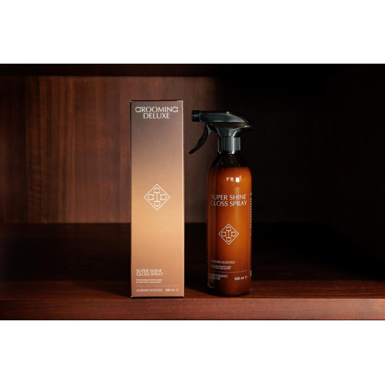 Spray Super Shine Gloss met Amandel Grooming Deluxe van Kentucky Spray Super Shine Gloss met Amandel Grooming Deluxe van Kentucky