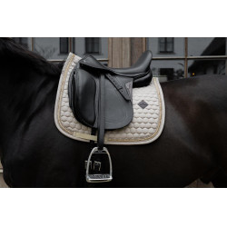 Zadeldek Glitter Band Dressuur Kentucky Beige Zadeldek Glitter Band Dressuur Kentucky Beige