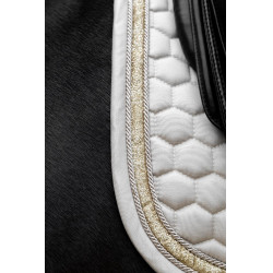 Zadeldek Glitter Band Dressuur Kentucky Beige Zadeldek Glitter Band Dressuur Kentucky Beige