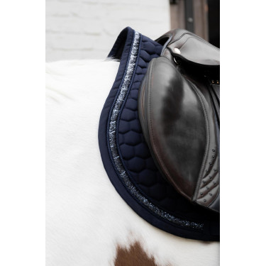 Zadeldoek Glitter Band Jumping Kentucky Marine Marineblauw Zadeldoek Glitter Band Jumping Kentucky Marine Marineblauw