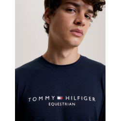 Tommy Hilfiger Equestrian Williamsburg grafisch T-shirt met korte mouwen voor heren Woestijnlucht Tommy Hilfiger Equestrian Williamsburg grafisch T-shirt met korte mouwen voor heren Woestijnlucht