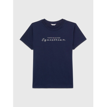 Grafisch T-shirt Tommy Hilfiger Equestrian Brooflyn korte mouwen dames Grafisch T-shirt Tommy Hilfiger Equestrian Brooflyn korte mouwen dames