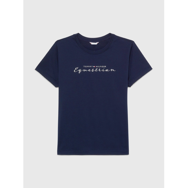 Grafisch T-shirt Tommy Hilfiger Equestrian Brooflyn korte mouwen dames Grafisch T-shirt Tommy Hilfiger Equestrian Brooflyn korte mouwen dames