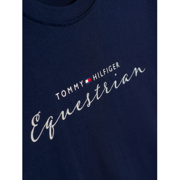 Grafisch T-shirt Tommy Hilfiger Equestrian Brooflyn korte mouwen dames Grafisch T-shirt Tommy Hilfiger Equestrian Brooflyn korte mouwen dames