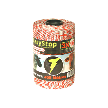 Lacmé EasyStop 3x16 afrasteringsdraad voor paarden
