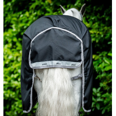 Amigo® Bravo 12 Plus Buitendeken (Licht 100g) Zwart / titaniumgrijs / zilver Amigo® Bravo 12 Plus Buitendeken (Licht 100g) Zwart / titaniumgrijs / zilver