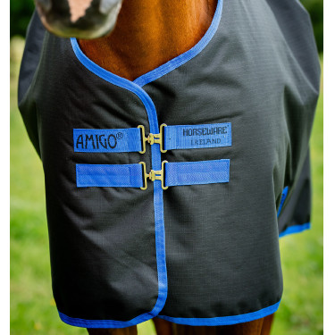 Amigo Ripstop Horseware 900D Plus Turnout 200g deken Zwart / klassiek blauw Amigo Ripstop Horseware 900D Plus Turnout 200g deken Zwart / klassiek blauw