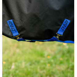 Amigo Ripstop Horseware 900D Plus Turnout 100g deken Zwart / klassiek blauw