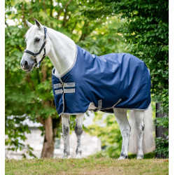 Amigo Ripstop Horseware 900D Turnout deken gevoerd met fleece 50g Marine / titaangrijs Marineblauw