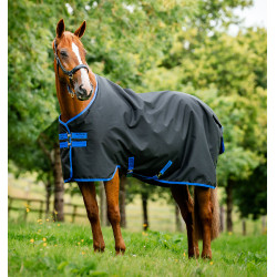 Amigo Ripstop Horseware 900D Turnout deken gevoerd met fleece 50g Zwart / klassiek blauw Amigo Ripstop Horseware 900D Turnout deken gevoerd met fleece 50g Zwart / klassiek blauw