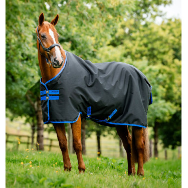 Amigo Ripstop Horseware 900D Turnout deken gevoerd met fleece 50g Zwart / klassiek blauw Amigo Ripstop Horseware 900D Turnout deken gevoerd met fleece 50g Zwart / klassiek blauw