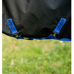 Amigo Ripstop Horseware 900D Turnout deken gevoerd met fleece 50g Zwart / klassiek blauw Amigo Ripstop Horseware 900D Turnout deken gevoerd met fleece 50g Zwart / klassiek blauw