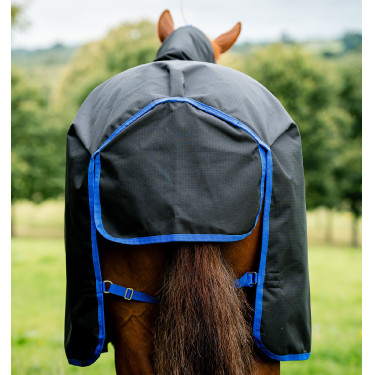 Amigo Ripstop Horseware 900D Turnout deken gevoerd met fleece 50g Zwart / klassiek blauw Amigo Ripstop Horseware 900D Turnout deken gevoerd met fleece 50g Zwart / klassiek blauw