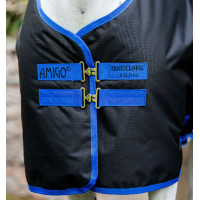 Amigo Ripstop Horseware 900D Turnout 50g deken Zwart / klassiek blauw