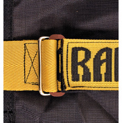 Plastic Rambo Horseware gespen Zwart