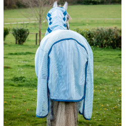 Horseware Amigo Bug Buster vliegendeken Hemelsblauw / marineblauw / elektrisch blauw Horseware Amigo Bug Buster vliegendeken Hemelsblauw / marineblauw / elektrisch blauw