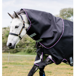 Halsstuk Horseware 150g voor deken Rambo Supreme 1680D Marine / bordeaux / stoffig Marineblauw