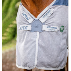 Vliegendeken Horseware Amigo AmECO Combi 0g Blauwgroen / grijs