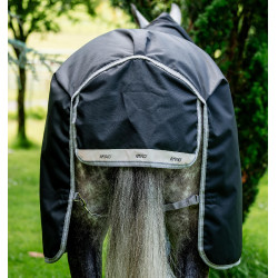 Horseware Amigo Bravo 12 XL 250g deken Zwart / titaniumgrijs / zilver