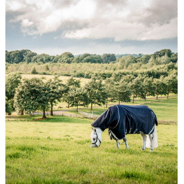 Horseware Rambo Supreme Turnout Vari-layer 1680D 450g deken Marine / onweer / zilvergrijs Marineblauw