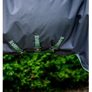 Horseware Outdoor deken Rambo Wug 200g Marine / jagersgroen / zilver Marineblauw