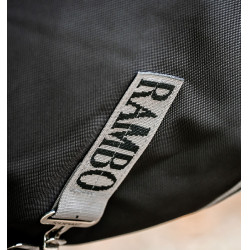 Horseware Rambo Supreme 1000D Turnout 50g deken Zwart / storm / zilvergrijs Horseware Rambo Supreme 1000D Turnout 50g deken Zwart / storm / zilvergrijs