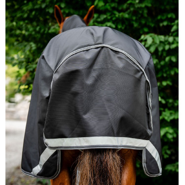 Horseware Rambo Supreme 1000D Turnout 50g deken Zwart / storm / zilvergrijs Horseware Rambo Supreme 1000D Turnout 50g deken Zwart / storm / zilvergrijs