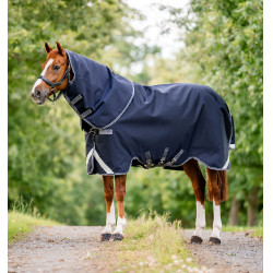 Horseware Rambo Supreme 1000D Turnout 50g deken Marine / onweer / zilvergrijs Marineblauw