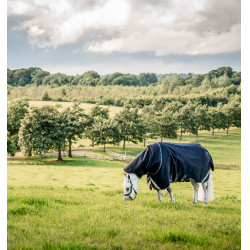 Horseware Rambo Supreme 1000D Turnout 50g deken Marine / onweer / zilvergrijs Marineblauw