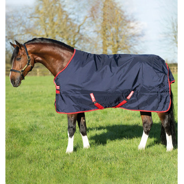 Buitendeken Horseware Rambo Original 200g Marine / rood Buitendeken Horseware Rambo Original 200g Marine / rood