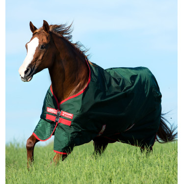 Buitendeken Horseware Rambo Original 0g Groen / rood Buitendeken Horseware Rambo Original 0g Groen / rood