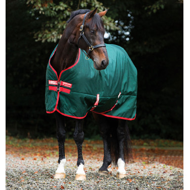 Buitendeken Horseware Rambo Original 0g Groen / rood Buitendeken Horseware Rambo Original 0g Groen / rood