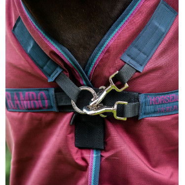 Horseware Rambo Original 0g deken met Leg Arches Bordeaux