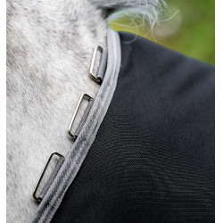 Horseware Amigo® Bravo 12 Plus 400g 1200D deken Zwart / titaniumgrijs / zilver