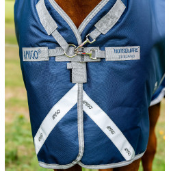 Horseware Amigo® Bravo 12 Plus 400g 1200D deken Marine / titaangrijs / zilver Marineblauw