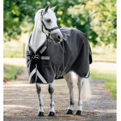 Horseware Rambo 1680D Turnout 0g deken Zwart / storm / zilvergrijs