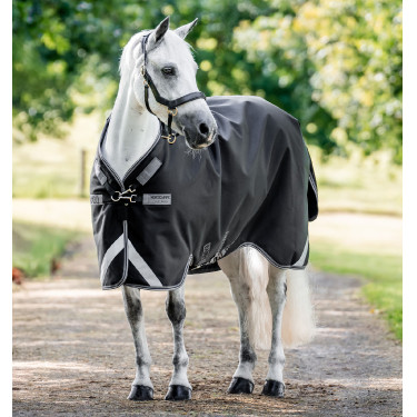 Horseware Rambo 1680D Turnout 0g deken Zwart / storm / zilvergrijs