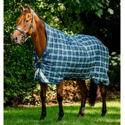 Horseware Rhino Wug Turnout 0g deken Hunter check /Marine / vert Motieven Horseware Rhino Wug Turnout 0g deken Hunter check /Marine / vert Motieven
