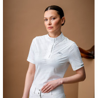 Wedstrijdpolo Horseware AA Elena met korte mouwen Wit Wedstrijdpolo Horseware AA Elena met korte mouwen Wit
